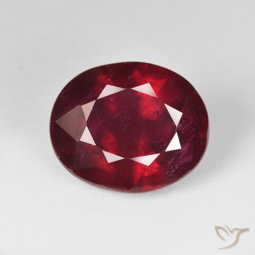 15.06ct Natural Rojo sangre Rubí, Ovalada, VS