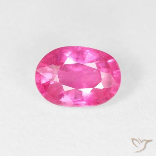 1.20ct Natural Magenta intenso Rubí, Ovalada, VS