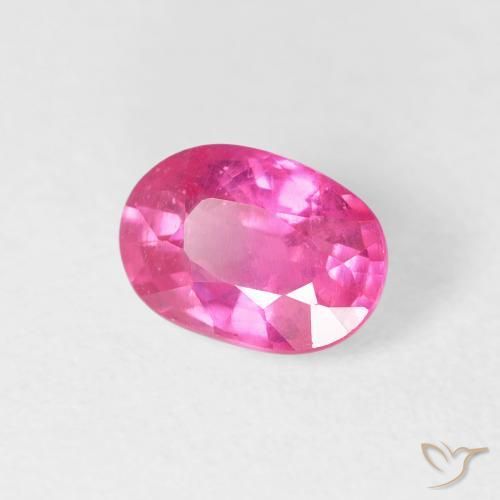 Rubí Magenta intenso natural de 1.20 ct, Ovalada, VS