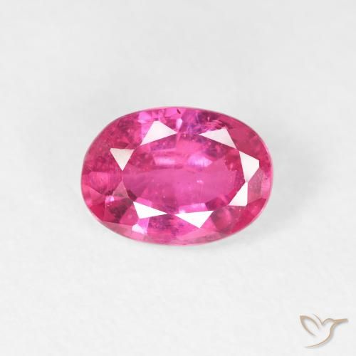 1.13ct Natural Rosado intenso Rubí, Ovalada, VS