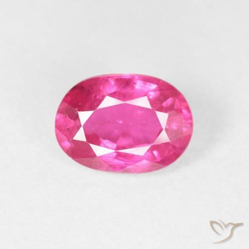 1.19ct Natural Rosado intenso Rubí, Ovalada, VS