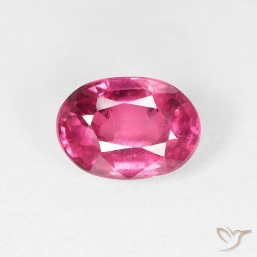 1.39ct Natural Magenta intenso Rubí, Ovalada, VS