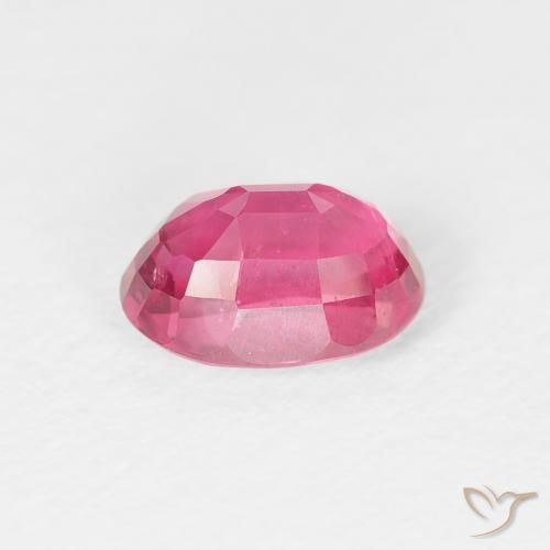 Rubí Magenta intenso natural de 1.39 ct, Ovalada, VS