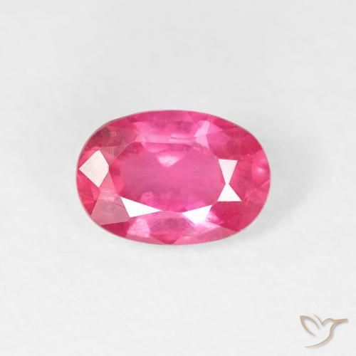 1.14ct Natural Rosado intenso Rubí, Ovalada, VS