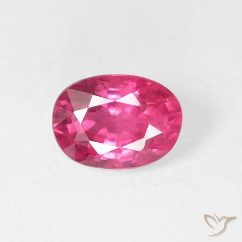 1.18ct Natural Magenta intenso Rubí, Ovalada, VS