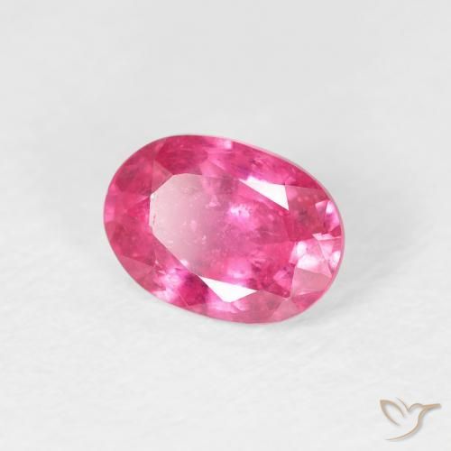 Rubí Medium Dark-Pink natural de 1.06 ct, Ovalada, VS