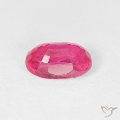 Rubí Medium Dark-Pink natural de 1.27 ct, Ovalada, VS