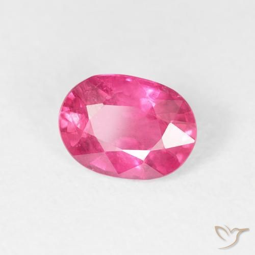 Rubí Magenta intenso natural de 1.15 ct, Ovalada, VS