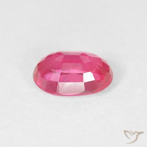 Rubí Magenta intenso natural de 1.20 ct, Ovalada, VS