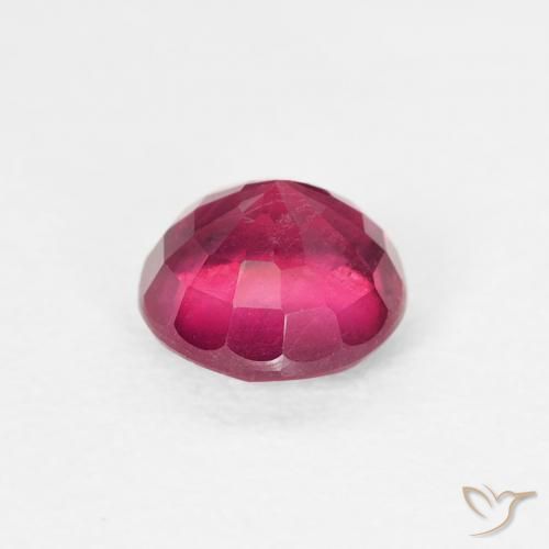 Rubí Rojo claro natural de 1.02 ct, Redondo, VS