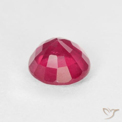 Rubí Medium Dark-Red natural de 1.21 ct, Redondo, VS