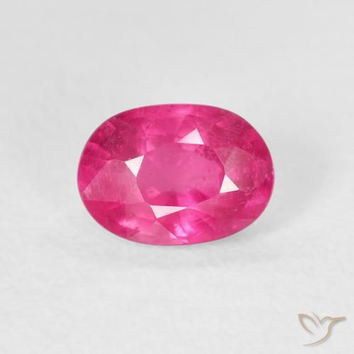 1.16ct Natural Magenta intenso Rubí, Ovalada, VS