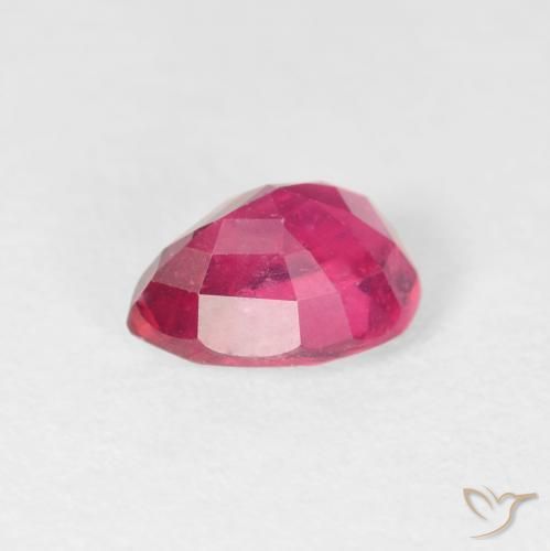 Rubí Rosado rojizo natural de 1.51 ct, En forma de pera, VS