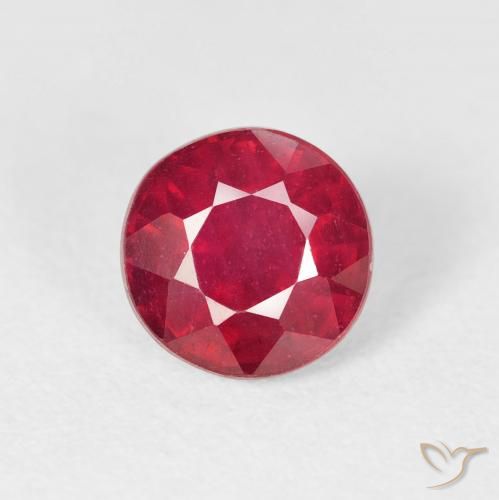 1.94ct Natural Carmesí intenso Rubí, Redondo, VS