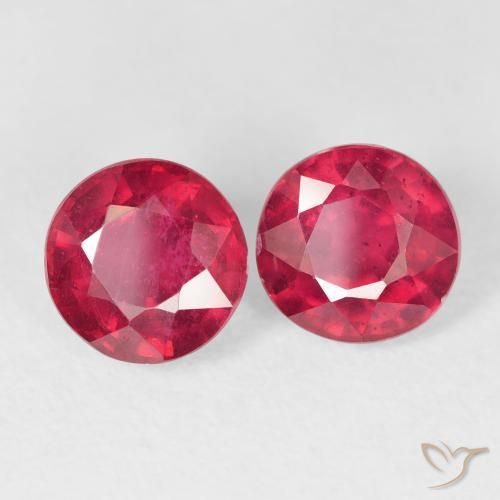 Gemas de Rubí Rojo mermelada natural de 2.72 ct, Redondo, VS