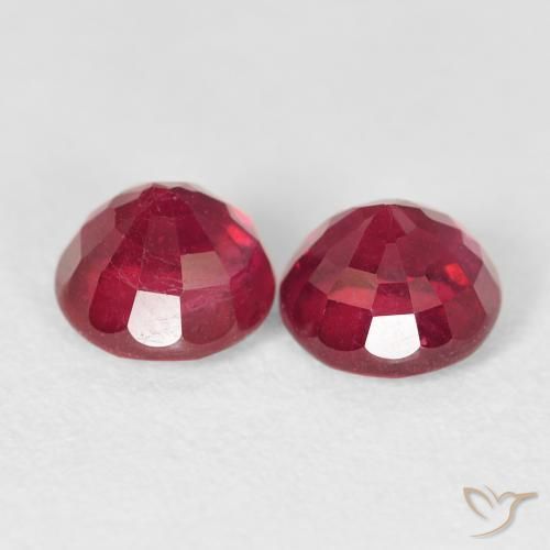 Gemas de Rubí Rojo mermelada natural de 2.72 ct, Redondo, VS
