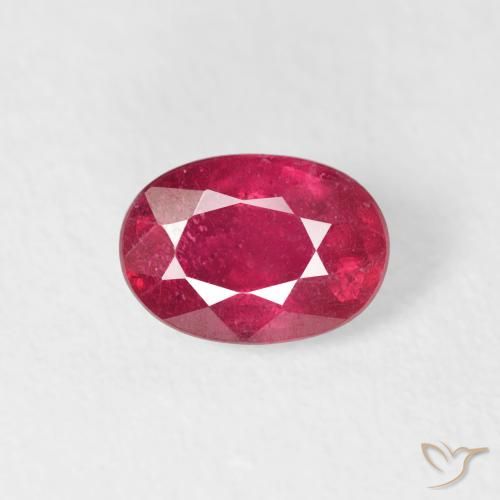 0.78ct Natural Rojo mermelada Rubí, Ovalada, VS-SI