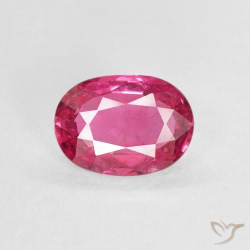 1.01ct Natural Rosa oscuro Rubí, Ovalada, VS