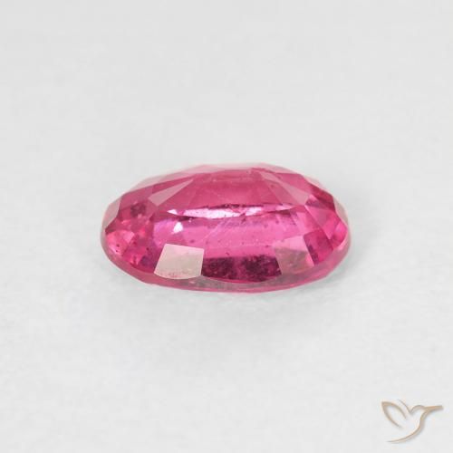 Rubí Rosa oscuro natural de 1.01 ct, Ovalada, VS