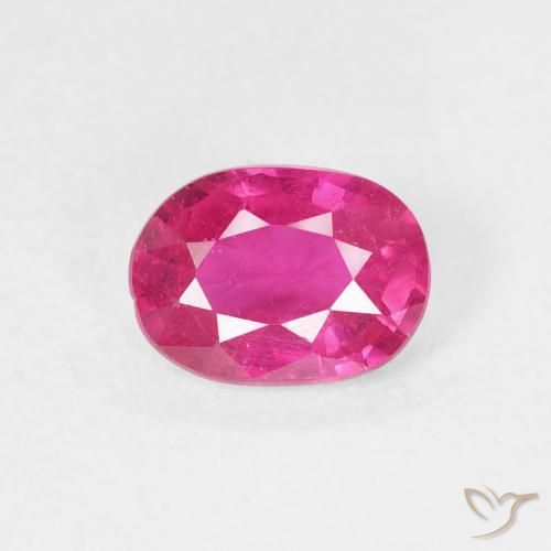 1.03ct Natural Magenta intenso Rubí, Ovalada, VS-SI