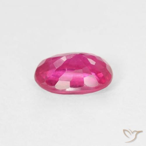 Rubí Magenta intenso natural de 1.03 ct, Ovalada, VS-SI