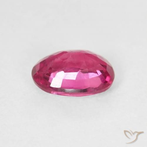 Rubí Rosado intenso natural de 1.16 ct, Ovalada, VS