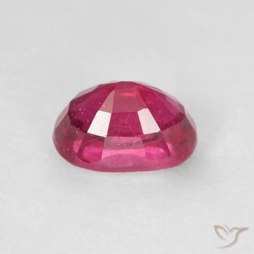 Rubí Rosa oscuro natural de 1.47 ct, Ovalada, VS