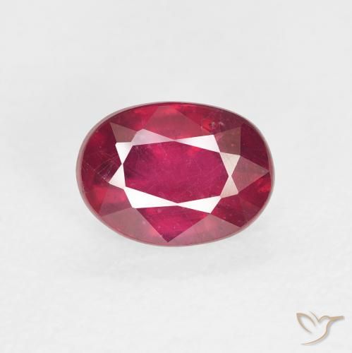 2.17ct Natural Carmesí intenso Rubí, Ovalada, VS