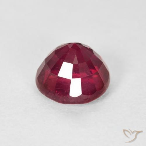 Rubí Rojo rosado natural de 2.88 ct, Redondo, VS
