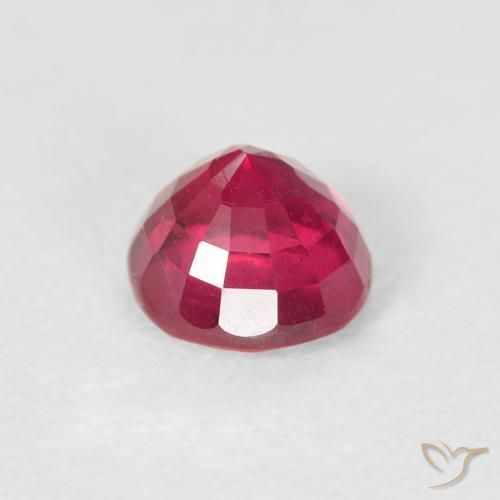 Rubí Rojo mermelada natural de 1.01 ct, Redondo, VS