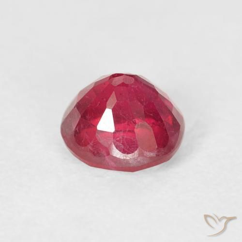 Rubí Rojo mermelada natural de 1.06 ct, Redondo, VS