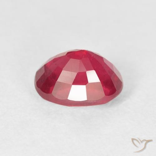 Rubí Carmesí intenso natural de 2.15 ct, Ovalada, VS-SI
