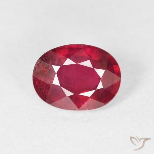 1.87ct Natural Carmesí intenso Rubí, Ovalada, VS-SI