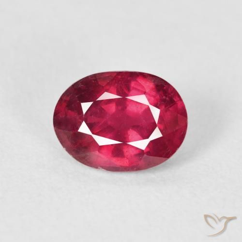 1.74ct Natural Carmesí intenso Rubí, Ovalada, VS-SI