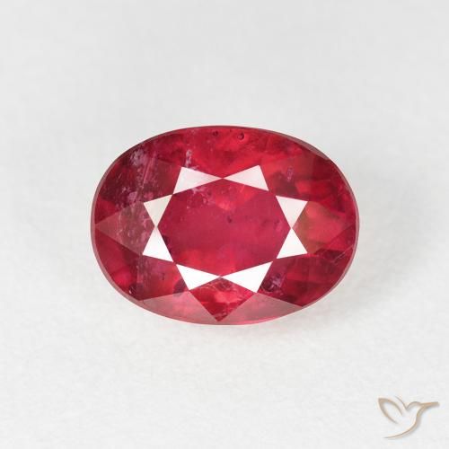2.49ct Natural Carmesí intenso Rubí, Ovalada, VS