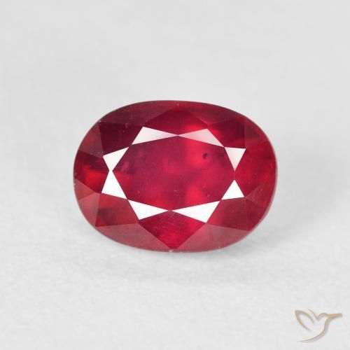 2.34ct Natural Carmesí intenso Rubí, Ovalada, VS