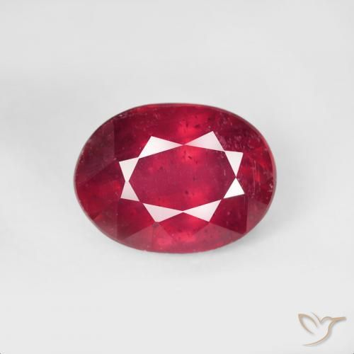 2.32ct Natural Rojo medio Rubí, Ovalada, VS