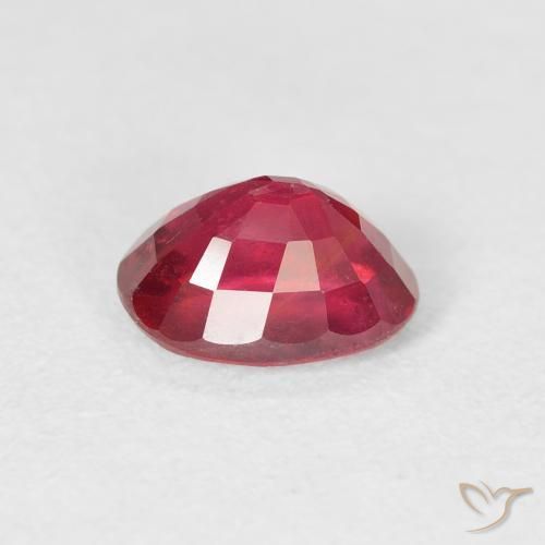 Rubí Rojo mermelada natural de 1.83 ct, Ovalada, VS