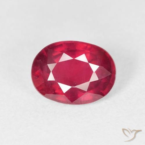 2.05ct Natural Carmesí intenso Rubí, Ovalada, VS