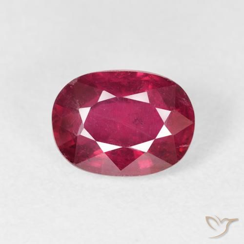 2.05ct Natural Rojo sangre Rubí, Ovalada, VS