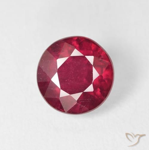 2.51ct Natural Rojo sangre Rubí, Redondo, VS-SI