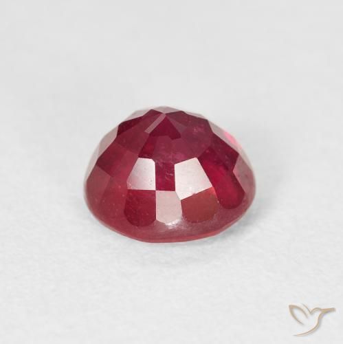Rubí Rojo sangre natural de 2.51 ct, Redondo, VS-SI