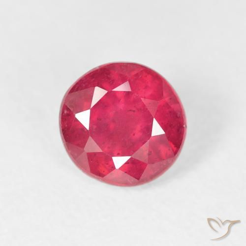 1.26ct Natural Rojo medio Rubí, Redondo, VS