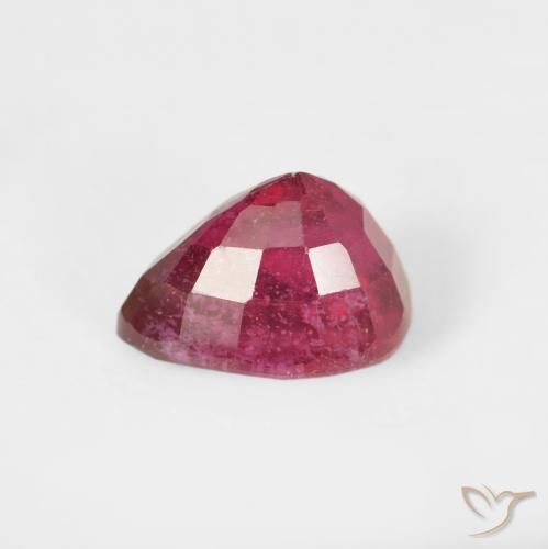 Rubí Rojo mermelada natural de 2.11 ct, En forma de pera, VS