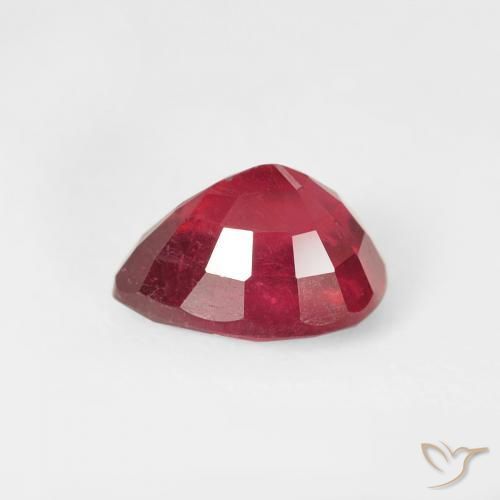 Rubí Rojo mermelada natural de 1.79 ct, En forma de pera, VS