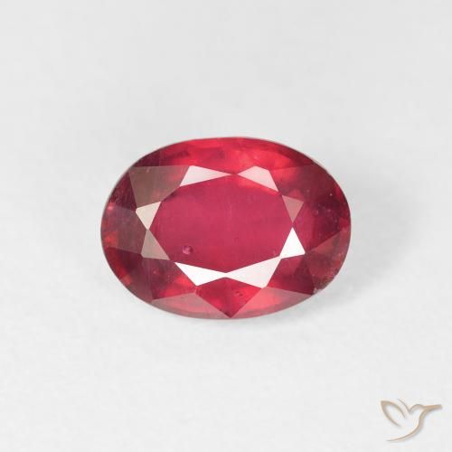 1.88ct Natural Carmesí intenso Rubí, Ovalada, VS
