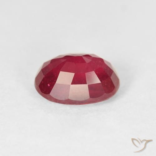 Rubí Rojo mermelada natural de 2.19 ct, Ovalada, VS-SI