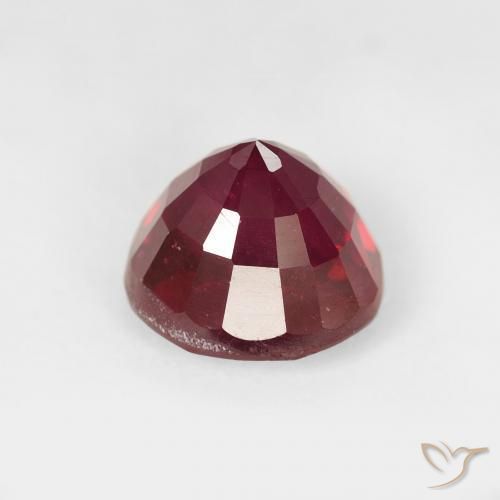Rubí Carmesí intenso natural de 3.50 ct, Redondo, VS-SI