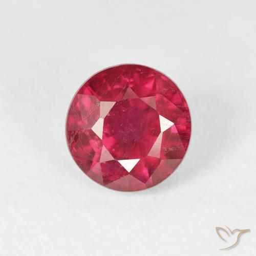 1.45ct Natural Rojo medio Rubí, Redondo, VS-SI