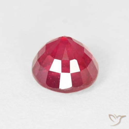 Rubí Rosa magenta natural de 1.46 ct, Redondo, VS